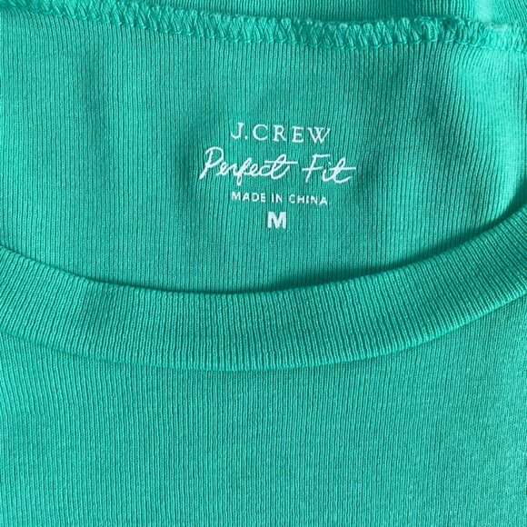 J.Crew Perfect Fit Long Sleeve Tee – Mint Green – Women’s Medium - Picture 2 of 7